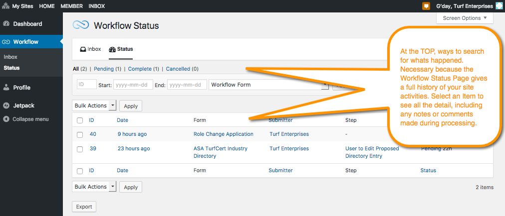 member-status-page-turfcert